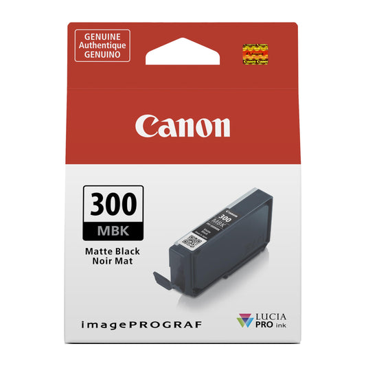 Canon PFI-300 Genuine Matte Black Ink Tank, Compatible with ImagePROGRAF PRO-300 Printers