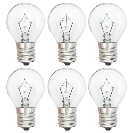 Lava Lamp Bulb 6 Pack 25 Watt S11 E17 Base Original Lava Lamp Light Bulbs