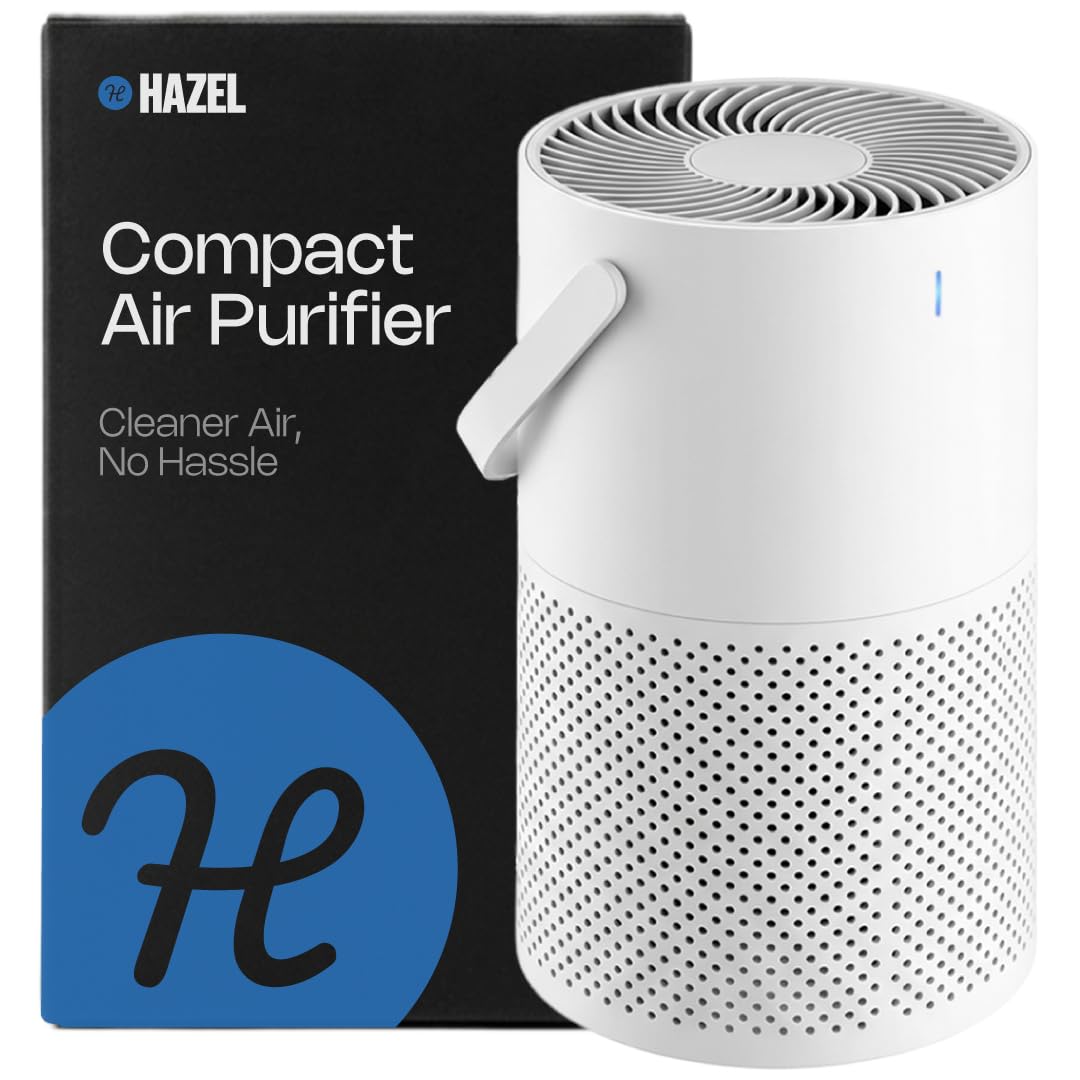 Hazel True HEPA Air Purifier for Bedroom - Quiet Compact Air Cleaner