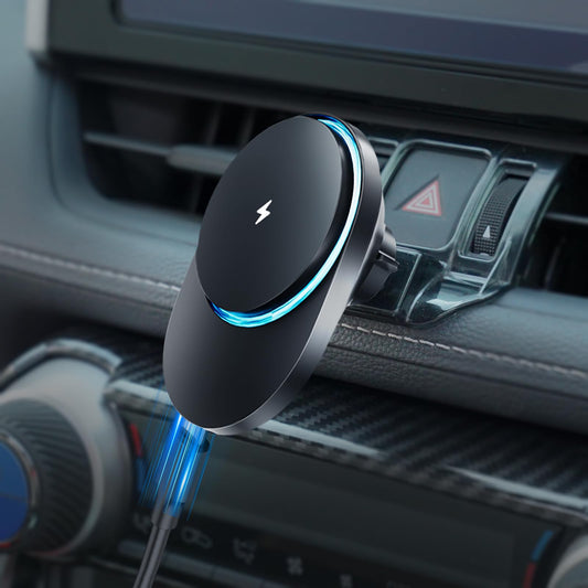 CLEC for Toyota RAV4 2019-2025 Magnetic Wireless Charger Car Phone Holder Mount Custom Fit for Toyota RAV4 2019-2025 15W Fast Charging Car Phone