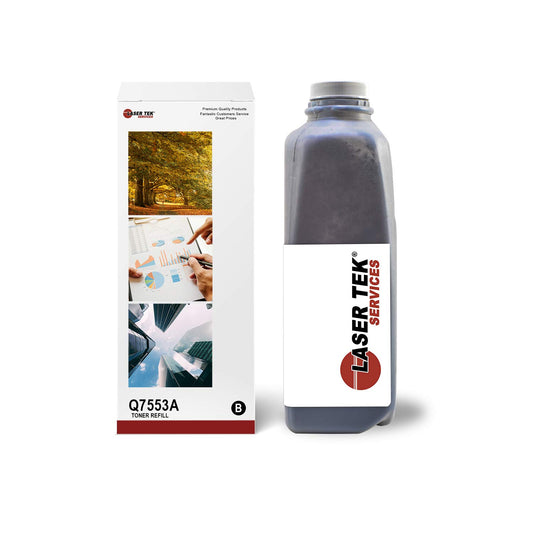 Compatible 53A Q7553A Toner Refill Kit - Refills HP 53A (Q7553A) Toner Cartridges - Works with HP LaserJet M2727 MFP, M2727nf MFP, M2727nfs MFP