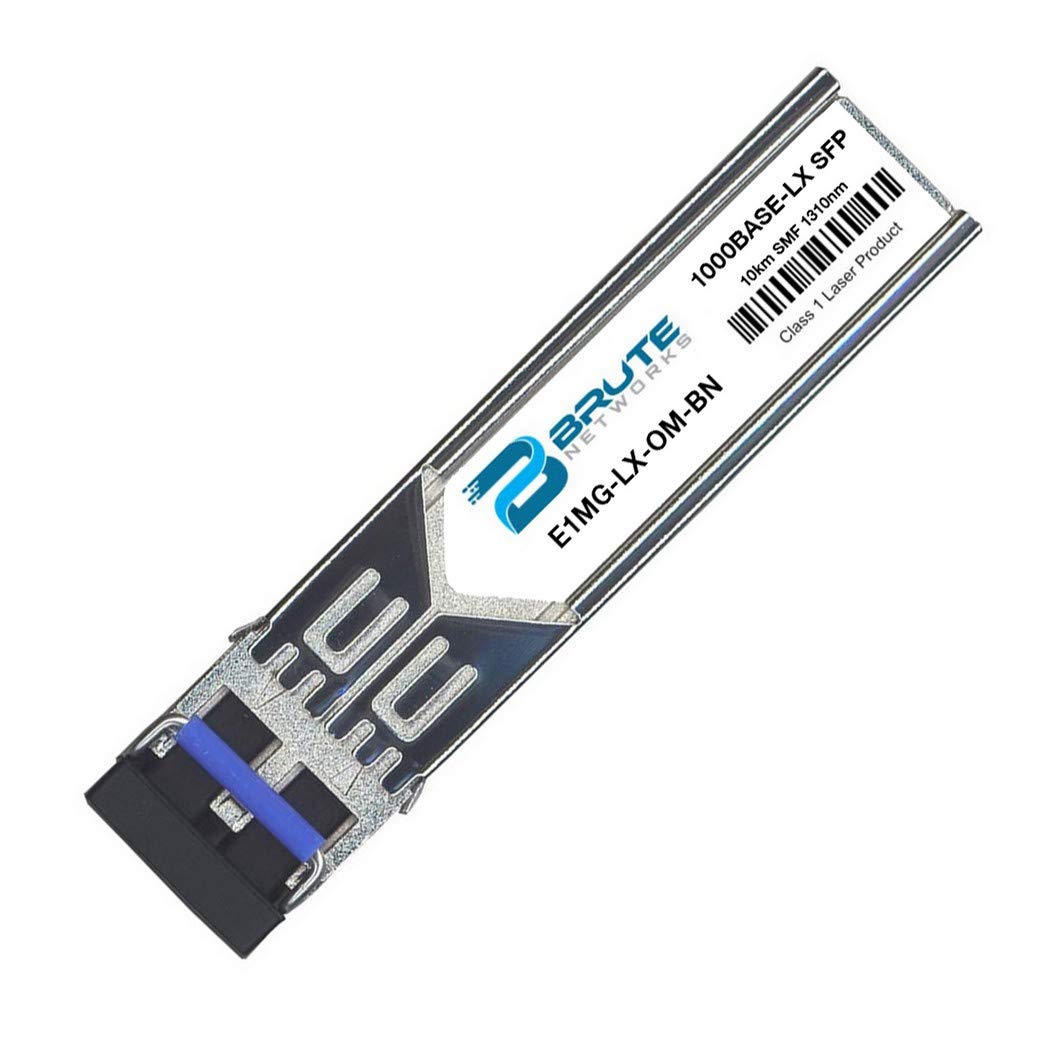 Brute Networks E1MG-LX-OM-BN - 1000BASE-LX 10km 1310nm SFP+(Compatible with OEM PN# E1MG-LX-OM)