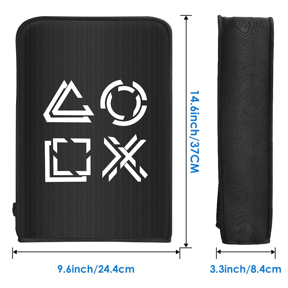 Wedorat Dust Cover for PS5 Pro/PS5/PS5 Slim Protectors Cover for Game Console Case Skin Waterproof Washable Dust Sleeve for PS5 Pro/PS5/PS5 Slim