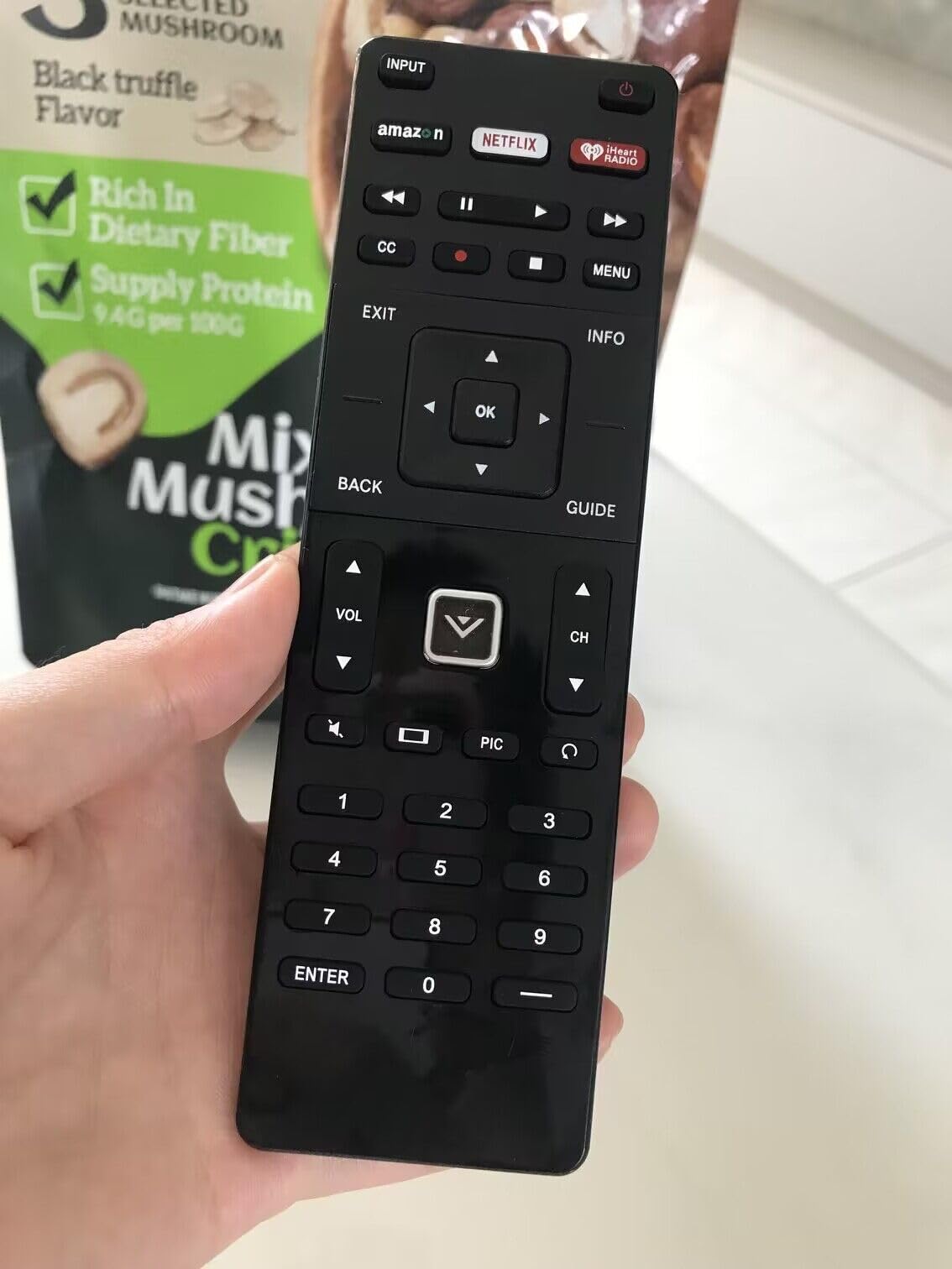 Remote Control Replacement for Vizio Smart TV D28H-D1 D32H-D1 D40-D1 D43-D2 D48-D0 D48f-E0 D60-D3 D70-D3 D32f-E1 D43f-E2 D39f-E1 D43f-E1 D48f-E0