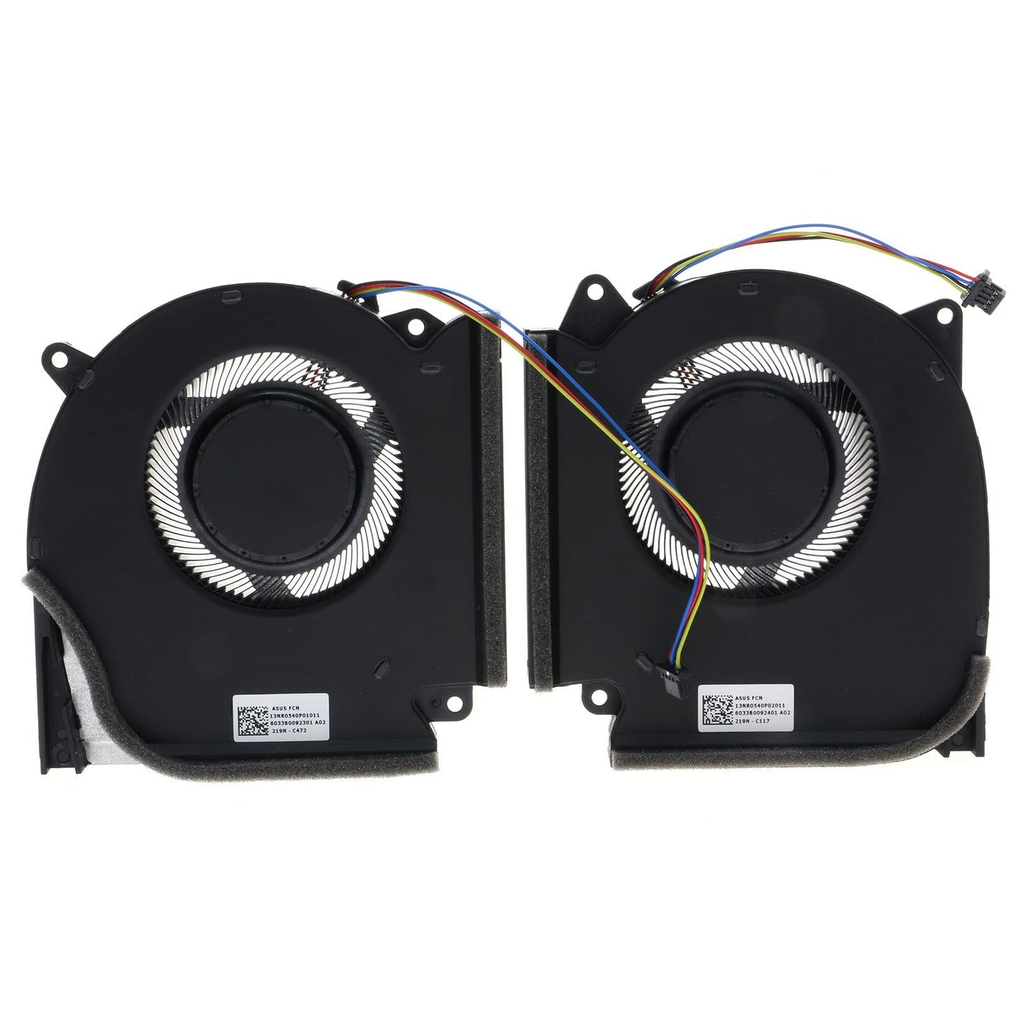 CPU GPU Cooling Fan for Asus ROG Strix G513IM G513IR G513QM G513QR G533QM G533QR G533QS G713IM G713IR G713QM G713QR G733QM G733QR G733QS 12V 1A FNAA