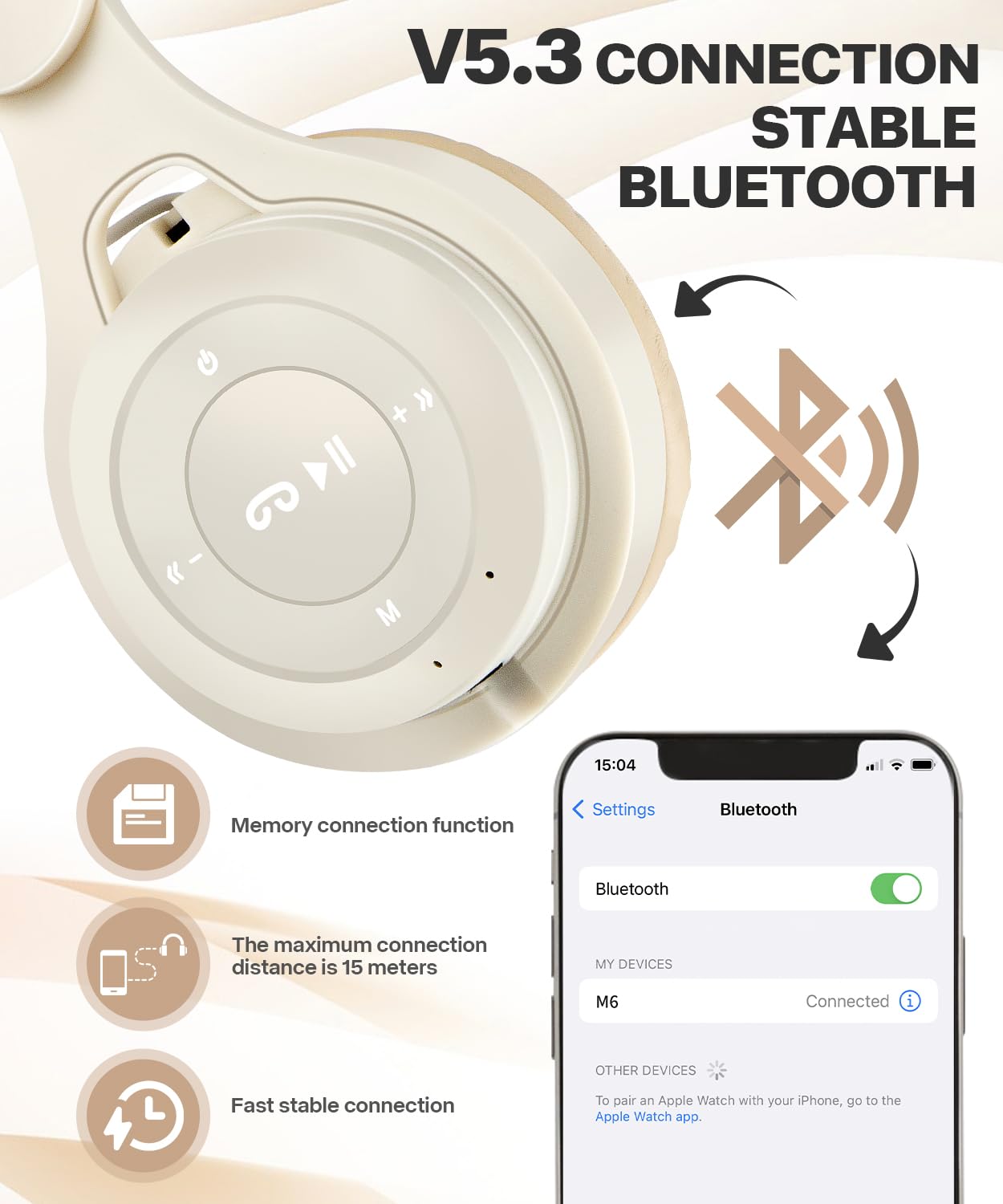 scorking Kids Bluetooth Headphones, Over Ear Children's Wireless Bluetooth 5.3 Headsets, Built-in Mic, Comfortable Wear & HD Sound, Kids Headphones…