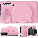 SZHSYJY Camera Case for Canon PowerShot SX740/ SX730 Digital Camera,Soft Silicone Protective Bag Removable Lens Cover,Anti-Scratch Slim Fit