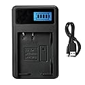 LCD USB Battery Charger for Sony NP-FT1 InfoLITHIUM Type T and Cyber-Shot DSC-L1, DSC-M1, DSC-M2, DSC-T1, DSC-T3, DSC-T5, DSC-T9, DSC-T10, DSC-T11