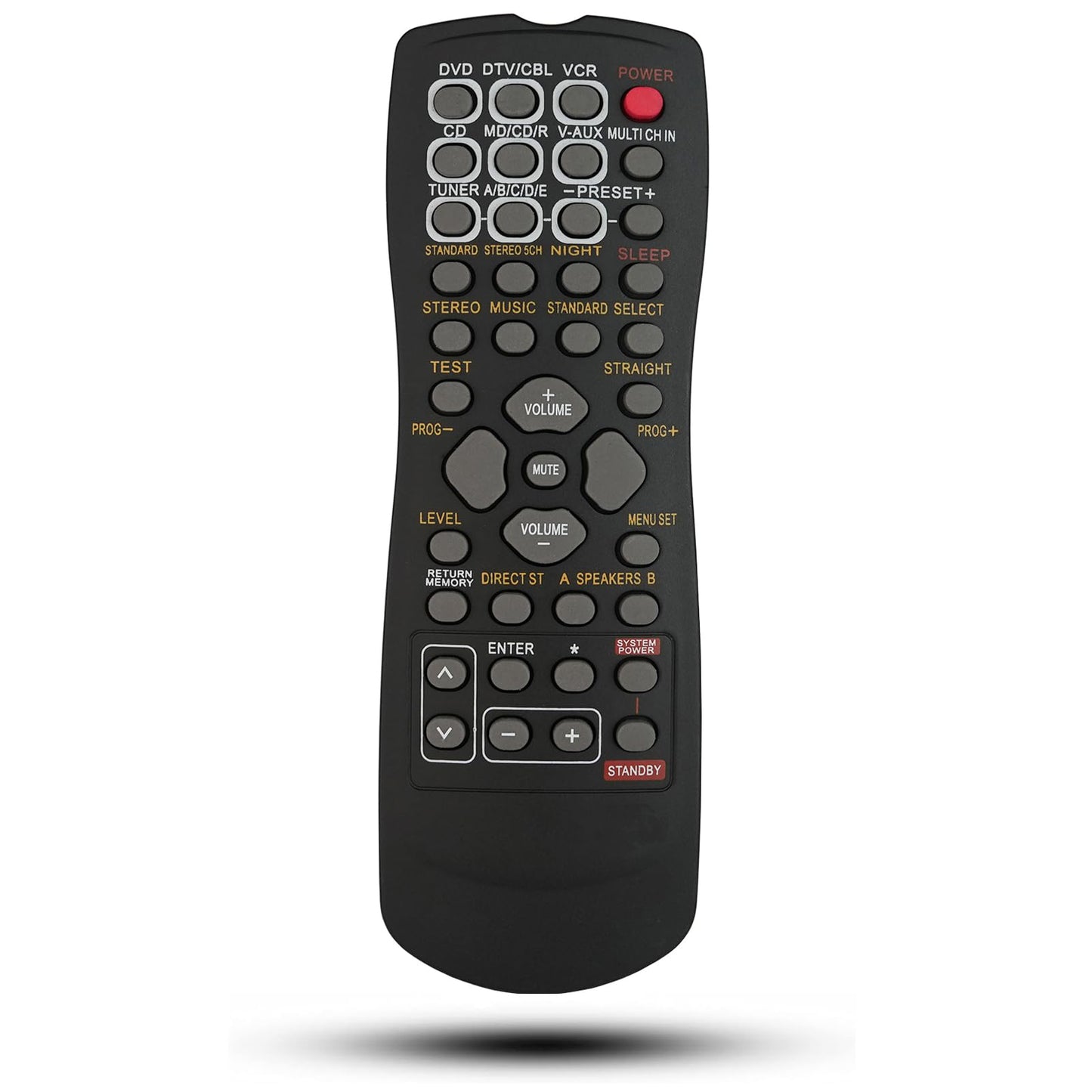 Replacement Remote Control for Yamaha HTR-5740 HTR-5750 RX-V450 DSPAX450 HTR-5740B HTR-5740S HTR-5750S RX-V550 AV A/V Receiver