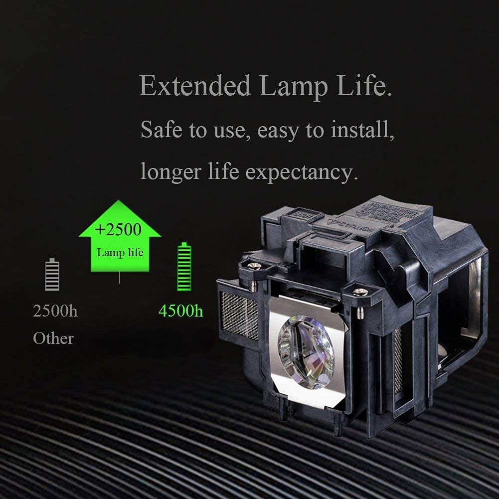 Huaute E78 Replacement Lamp Bulb for Epson ELPLP78 ELPLP88 VS230 VS330 VS335W EX3220 EX6220 EX7220 EX7230 EX7235 EX5220 EX3240 PowerLite Home Cinema