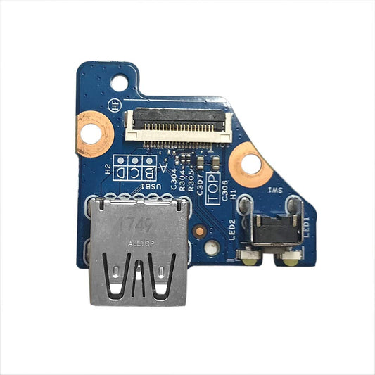 GinTai Laptop USB 3.0 Power Button Board for HP Envy x360 15m-cn0011dx 15m-cn0012dx 448.0ED01.0011/15-CN 15M-CN 15-CP 15M-CP 15-cp0053cl 15-cp0008ca