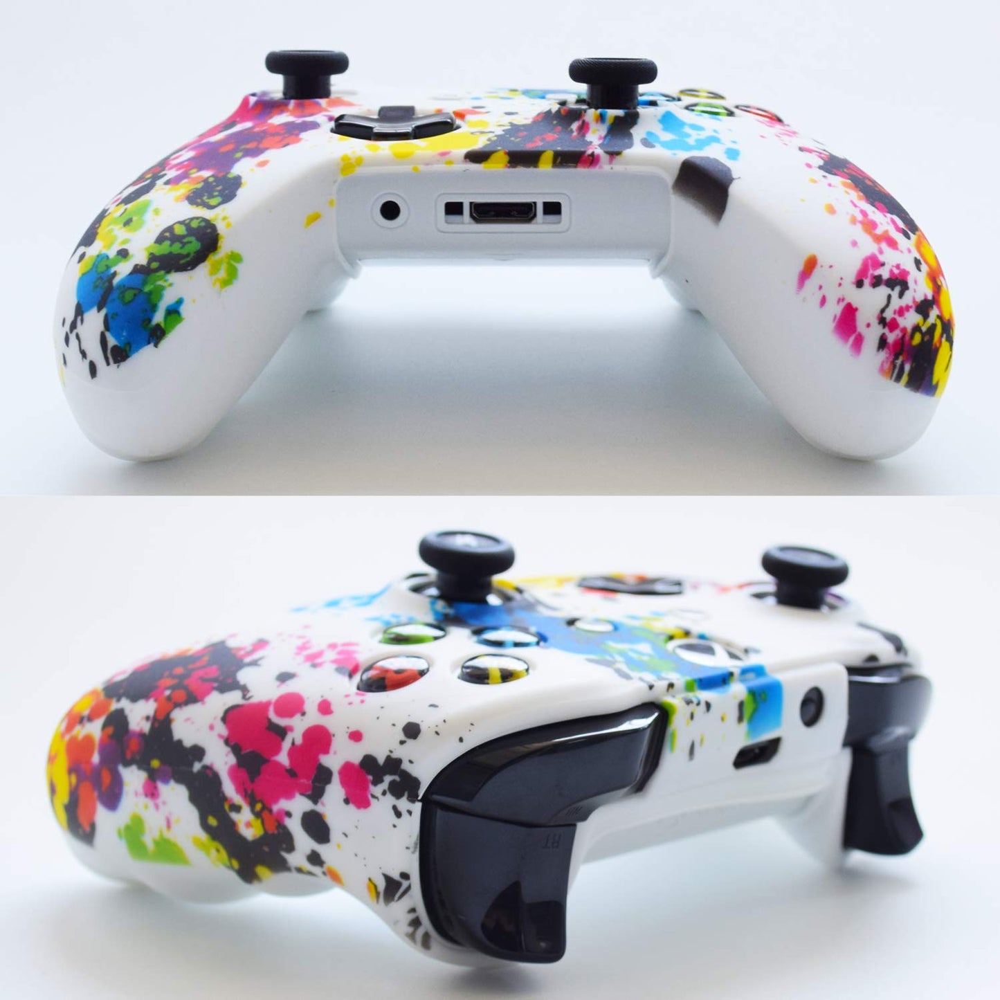Hikfly Silicone Gel Cover Skin Protector Kits Compatible with Xbox One/Xbox One S/Xbox One X Controller Video Games(1 x Controller Camouflage Cover