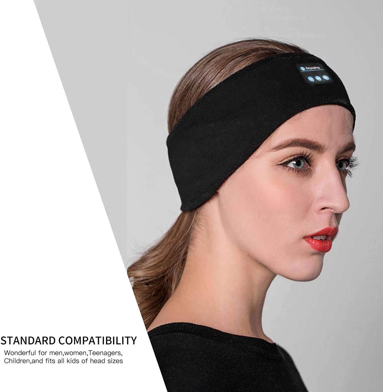 Lavince Bluetooth Sports Headband Headphones Ultra-Thin HD Stereo for Workout, Travel, Meditation
