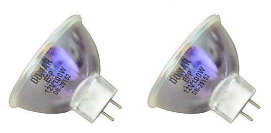 2pcs EFP 12V 100W Bulb Compatible with Chinon SP-350 SP-330 S-350 DS-300 7000MV 7500MV 7800M 9500MV Twin Track Auto 300 C200 C300 Sound 8 SS-1000