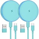 MagSafe Charger 2 Pack 15W Magnetic Wireless Charger Fast Charging Pad Compatible with iPhone 17/16/15/14/13/12 Series & AirPods 4/3/2/Pro Magnetic