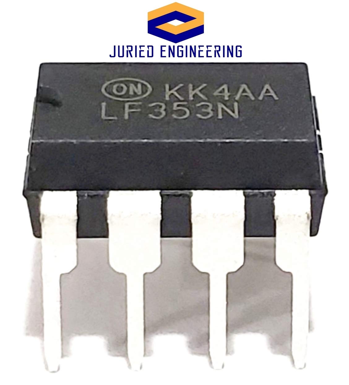 Juried Engineering LF353N LF353 2-Channel Wide Bandwidth JFET Input Operational Amplifier Op Amp Breadboard-Friendly IC DIP-8 (Pack of 5)