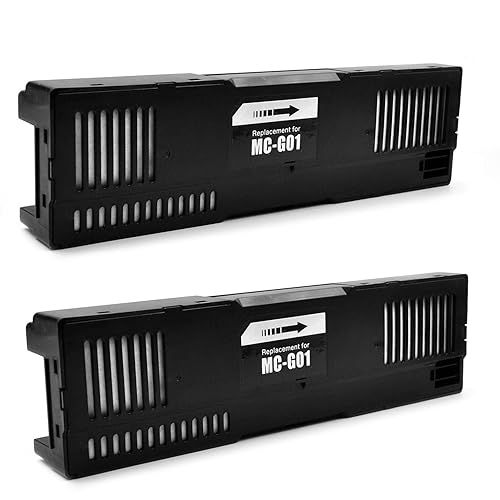 FlixGrdy (2 Pack) MC-G01 Maintenance Cartridge Compatible for MAXIFY GX7021 GX6021 GX7010 GX6010 GX7020 GX6020 Printer Waste Ink Collection