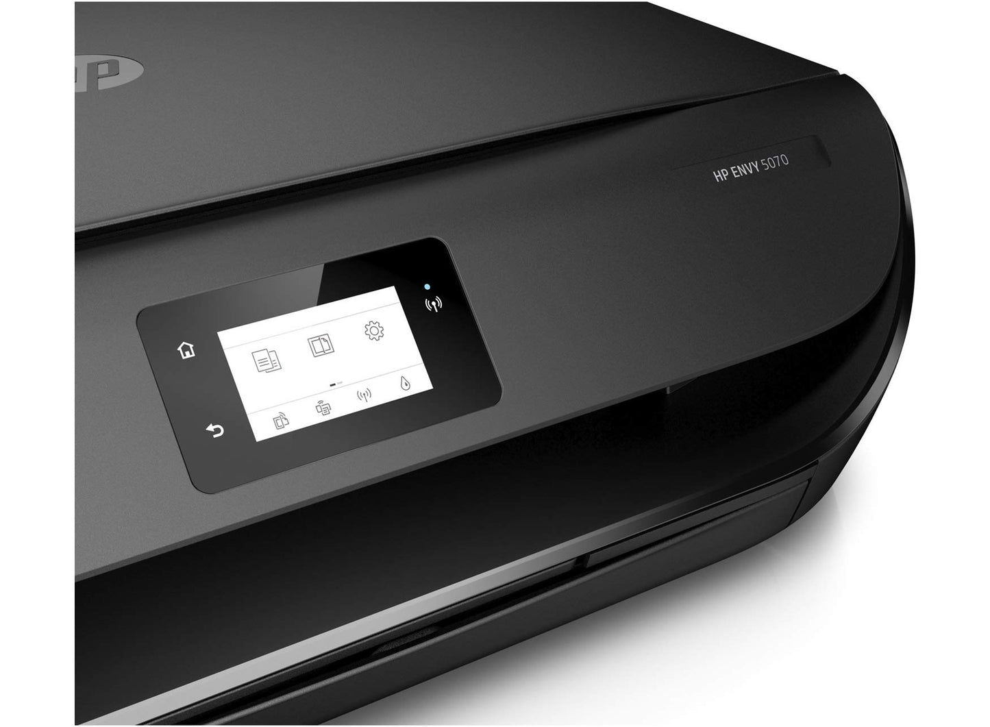 HP Envy 5070 Wireless All-in-One Instant Ink Ready Inkjet Printer, Mobile Print, Scan & Copy, Black, Z4A57A (Renewed)