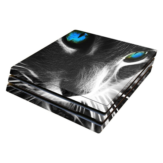 MightySkins Skin Compatible with Sony PS4 Pro Console - Cat | Protective, Durable, and Unique Vinyl Decal wrap Cover | Easy to Apply, Remove,