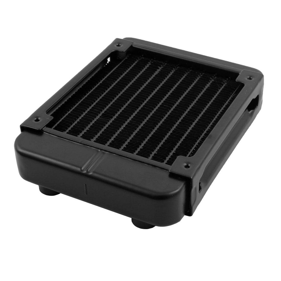 uxcell Aluminum Computer CPU 10 Pipes Water Cooling Heat Exchanger Radiator 120mm Black