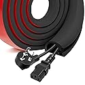 Self-Adhesive Silicone Cable Hider, Flexible Wire Cover Cable Raceway for Wires, Wall Mount TV, Home Audio, Network, Power, and Phone Line Managemen