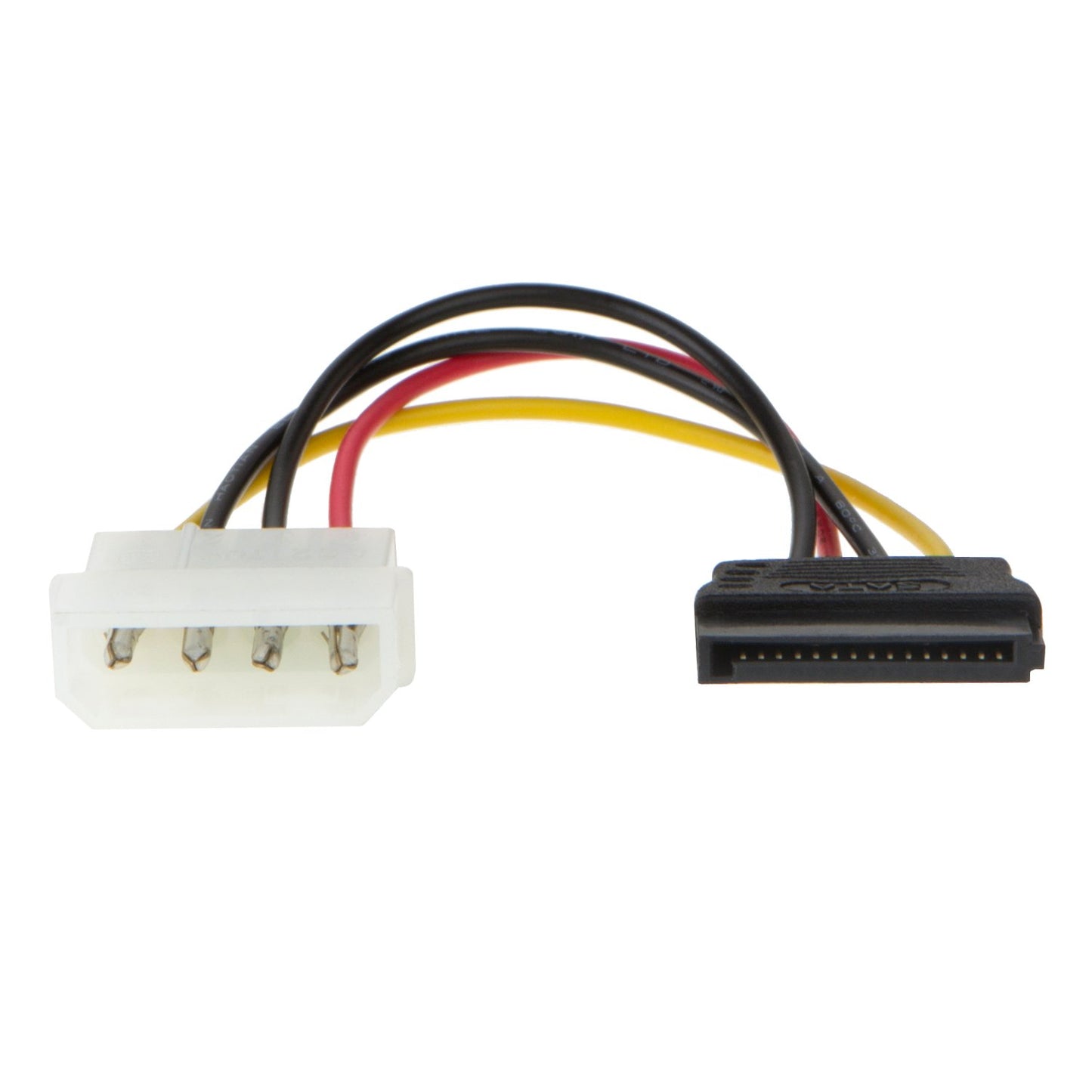 CableCreation Molex to SATA, [5-Pack] 4-Inch 4 Pin Molex to SATA Power Cable Adapter