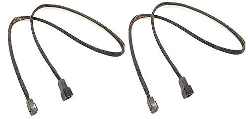 36 Inch 3-Pin Black Sleeved Computer Case Fan Male to Female Extension Cable (2-Pack)