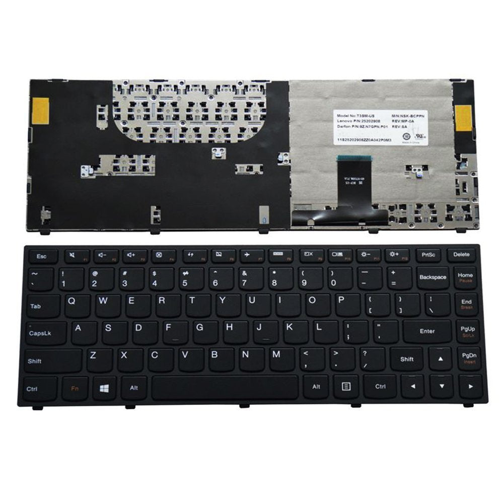 New US Black Keyboard Replacement for Lenovo Ideapad Yoga 13 Model 20175-25205825 25202897 25202908