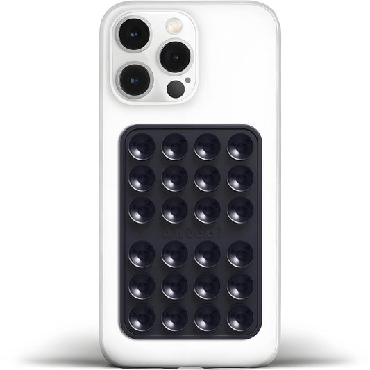 JingJinYY Medium-Sized Silicone Suction Phone Case Adhesive Mount, Enhanced Suction Power and Upgraded Thickened Sticky Phone Grip, Durable