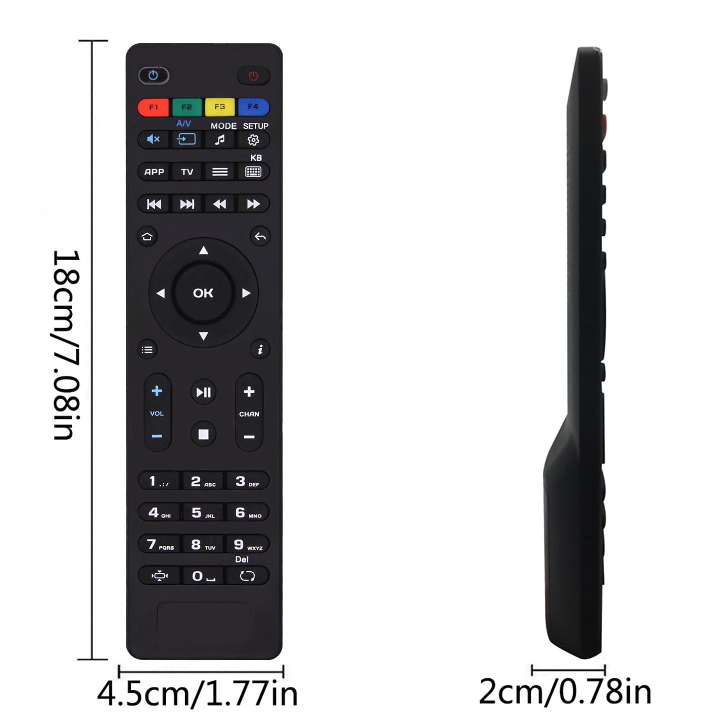 Replacement IPTV Remote Control for MAG Box Remote Control IPTV Set-Top Box OTT TV Box MAG250 MAG254 MAG255 MAG256 MAG257 MAG260 MAG275 MAG322 MAG349