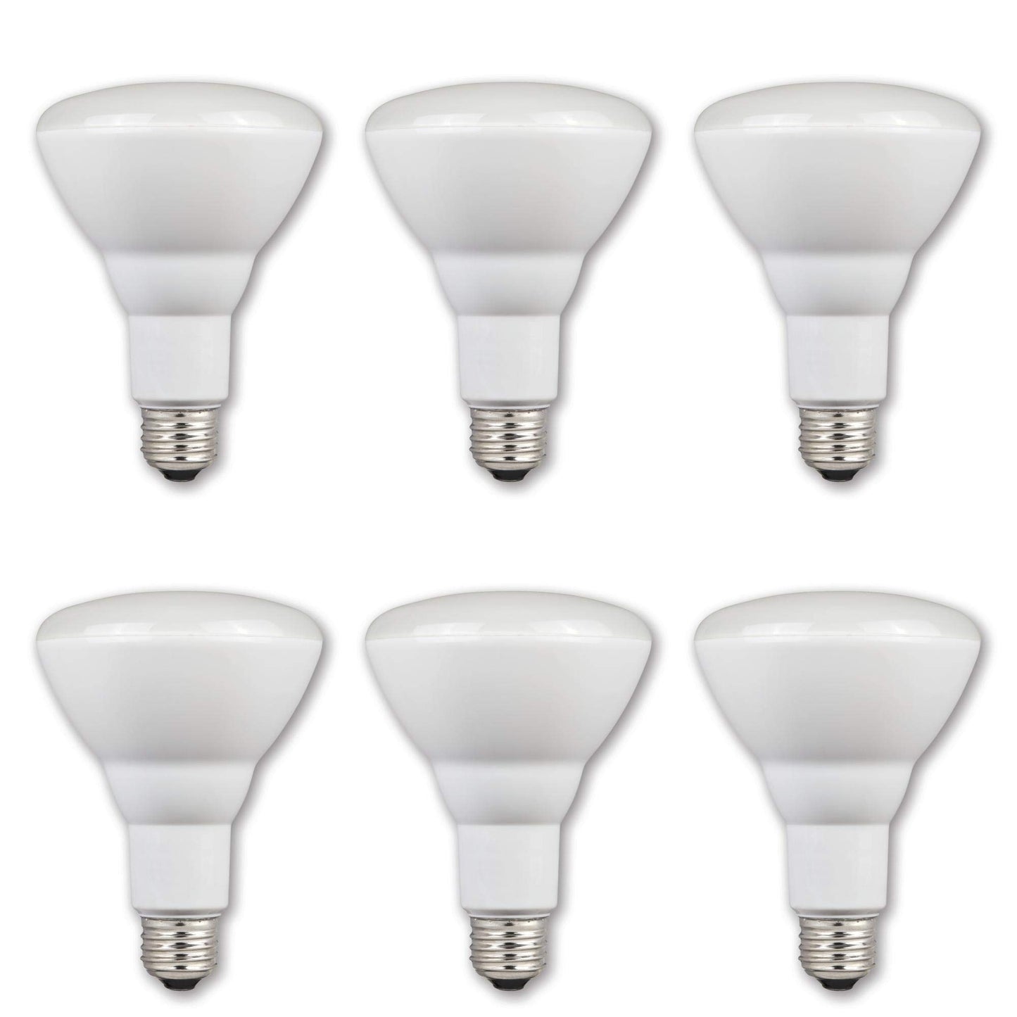 Westinghouse 5220020 9 Watt (65 Watt Equivalent) BR30 Flood Dimmable Soft White Energy Star LED Light Bulb, Medium Base (6 Pack)