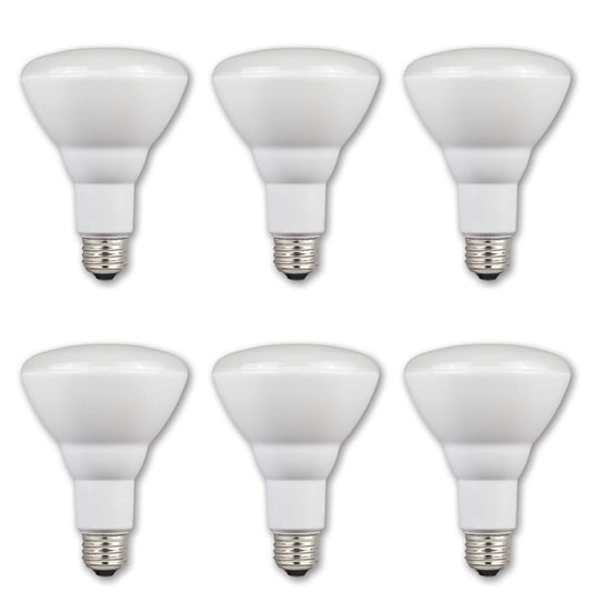 Westinghouse 5220020 9 Watt (65 Watt Equivalent) BR30 Flood Dimmable Soft White Energy Star LED Light Bulb, Medium Base (6 Pack)
