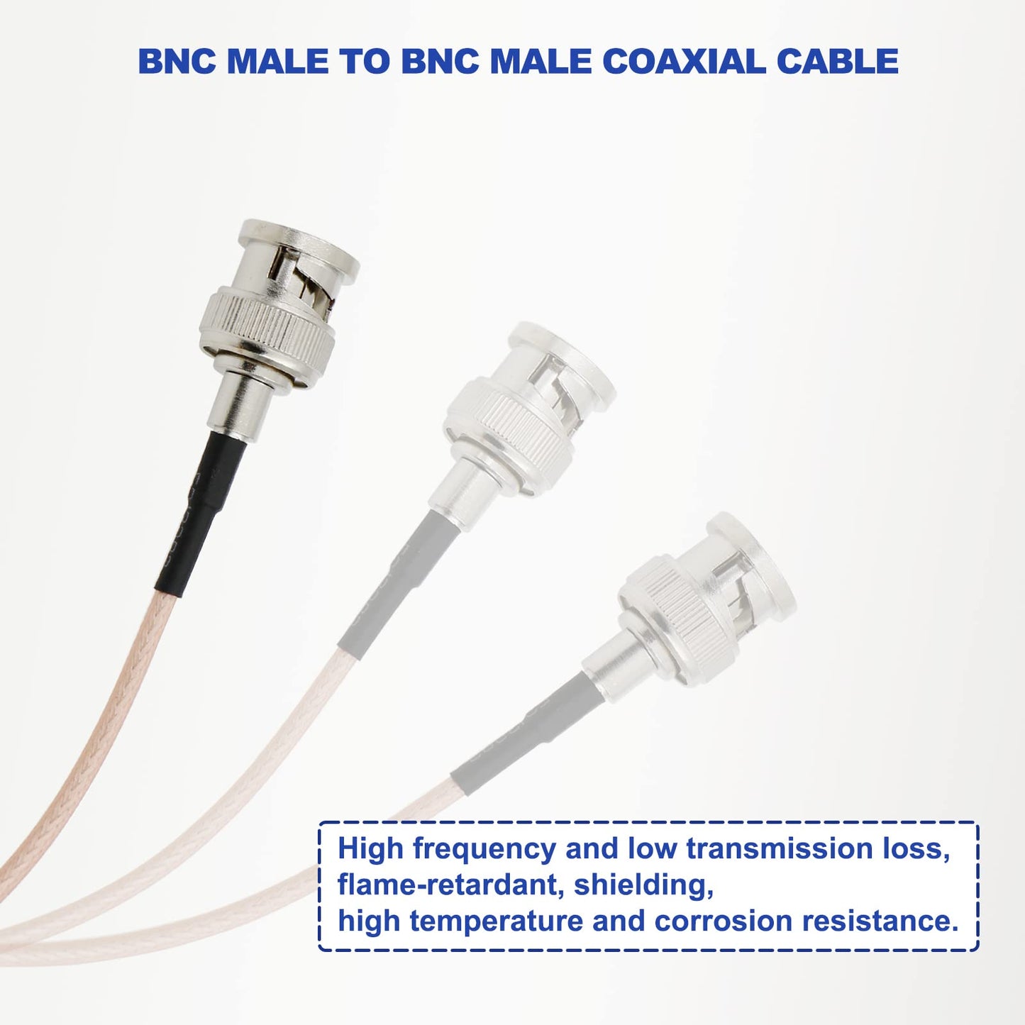 Alvin's Cables Blackmagic RG179 Coax BNC Male to Male Cable for BMCC Video Camera