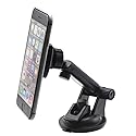 DNRPrime Car Mount Magnetic Holder Dash for Pixel 6, Pro - Windshield Telescopic Strong Grip Strong Magnets Compatible with Google Pixel 6, Pro Black