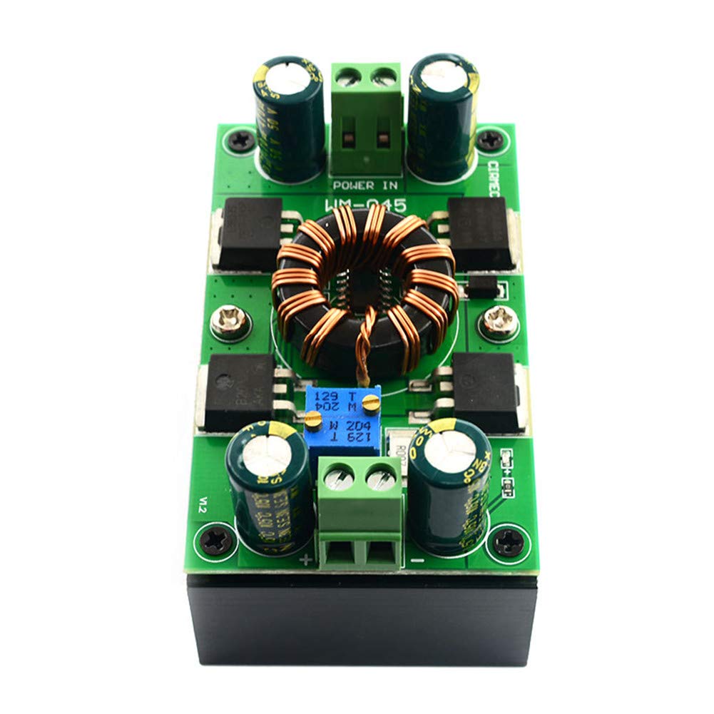 Auto Boost Buck Converter, 5A(Max 10A) DC 5V-30V to 1.25-30V Voltage Regulator Constant Voltage Constant Current CV CC Auto Step-Up/Down Boost…