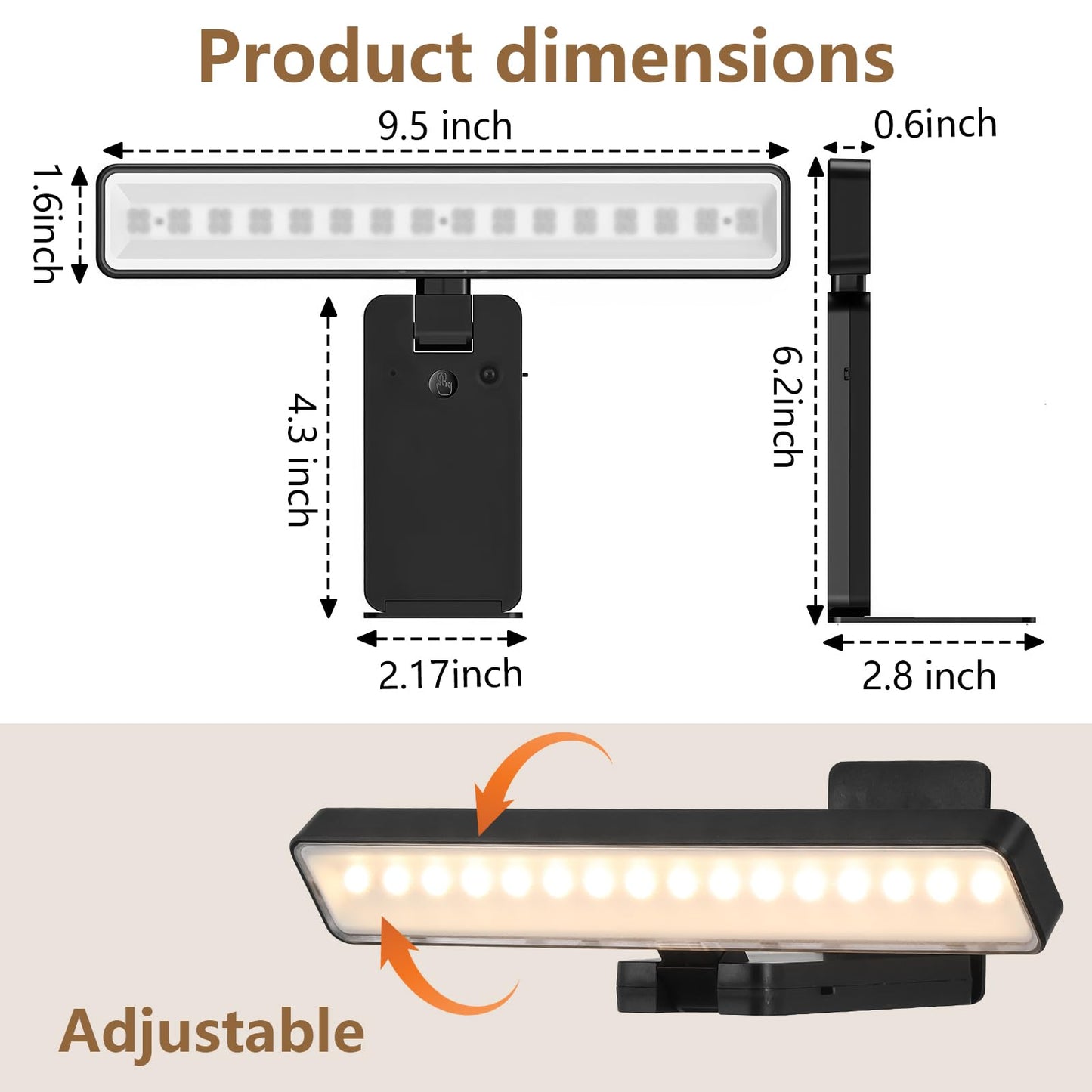INHXSZU Picture Lights for Wall,Wireless Battery Operated Picture Light,Art Gallery Light with Remote Control,13 RGB Paintings Light Dimmable