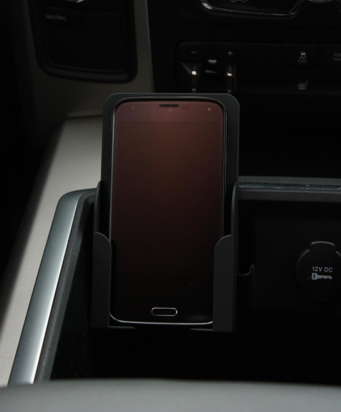WadeStar RPC Phone Holder Converts the Business Card Holder Into a Cell Phone Holder in Select 2009-15 Dodge Ram Trucks - Medium