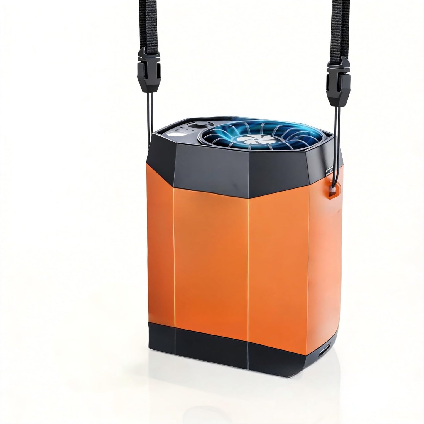 JKBOOM Portable Waist Fan, Orange