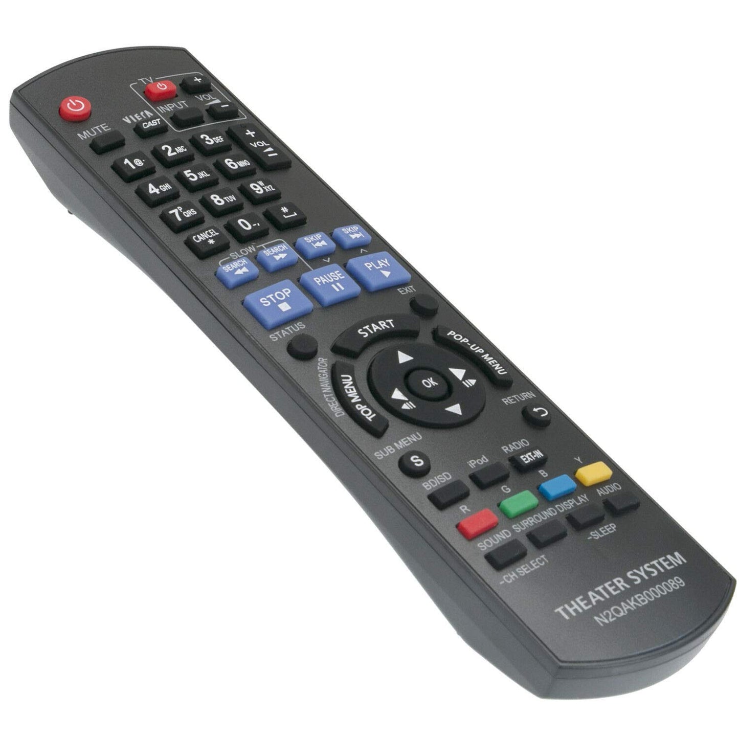 N2QAKB000089 Remote Control for Panasonic SC-BTT350 SA-BT230 SA-BT235 SA-BT330 SA-BT730