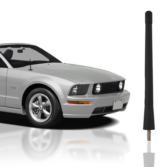 7 Black External Antenna Mast Compatible for Ford Mustang 1979-2009 - Automotive Antenna Replacement for Cars, Trucks & SUV - FM AM Radio Compatible