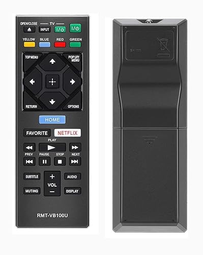 RMT-VB100U Blu-ray Player Remote for Sony Player Remote BDP-S3500 BDP-S5500 BDP-S4500 BDP-S6500 BDP-BX150 BDP-BX350 BDP-BX550 BDP-BX650 BDP-S1500