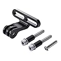 VEXPLO Bicycle Handlebar Stem Mount for GoPro, Garmin, Flashlight - Full Metal Bike Stem Camera Mount with M5*40mm Shoulder Bolts