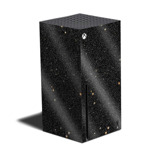 MIGHTY SKINS Glossy Glitter Skin Compatible with Xbox Series X - Deep Space | Protective, Durable High-Gloss Glitter Finish | Easy to Apply and Change