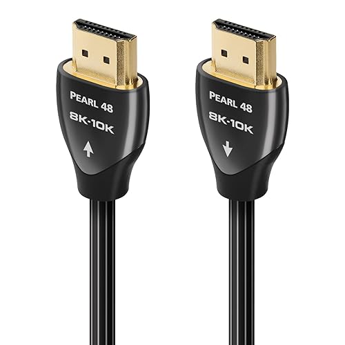 AudioQuest 1.5m Pearl 48 2.1 HDMI Cable - 8K/10K Ultra HD, Gaming, High-Speed, 48Gbps, HDR, eARC