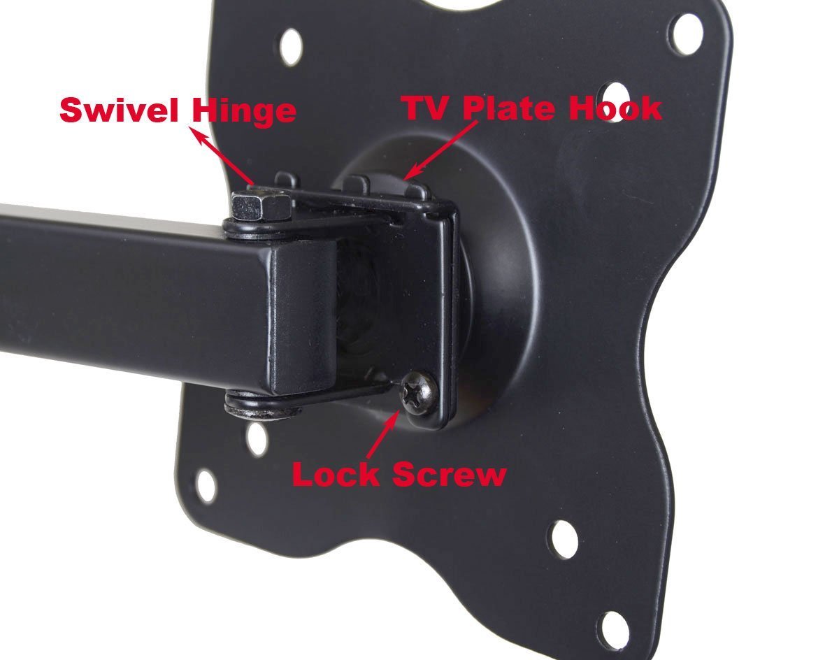 VideoSecu Articulating Tilt LCD LED TV Monitor Wall Mount Bracket for Vizio 19" to 39" E191VA E221-A1 E241i-A1 E241i-A1W E240AR E261VA E241-A1