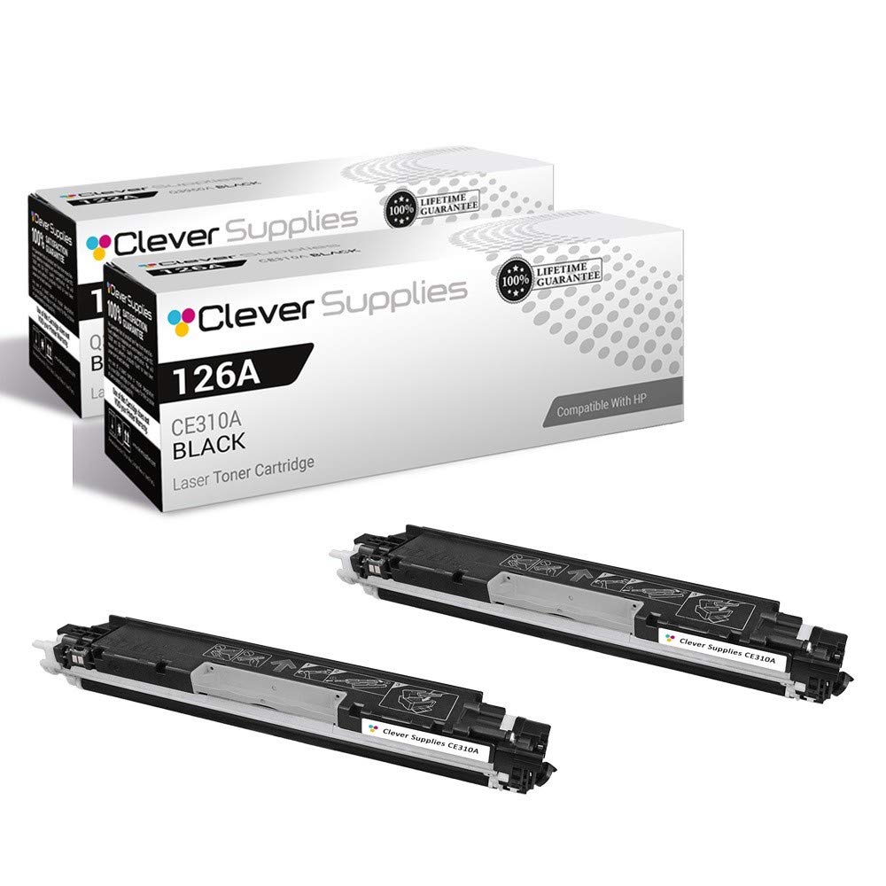 CS Replacement Compatible with HP TOPSHOT LaserJet Pro M275NW CE310A Black 126A Color LaserJet Pro M175 MFP Pro 100 M175A M175N Pro 200 M275NW TOPSHOT