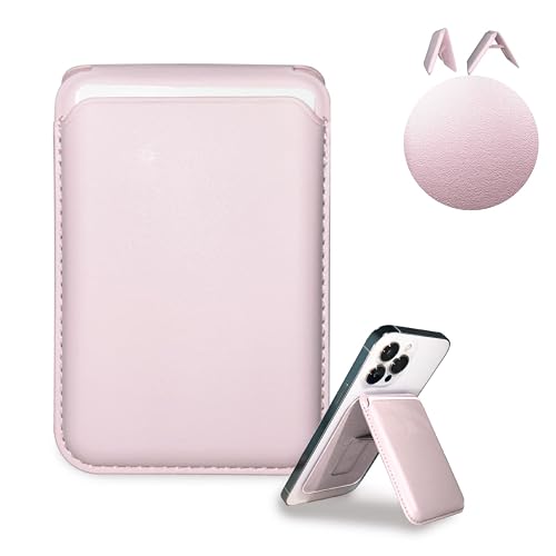 ZSAUTHREE Magnetic Mag - safe Wallet Compatible for iPhone 16/15/14/13/12 (Pro/Promax) Stronger Magnetic, magsafe wallet stand Protected Leather Phone