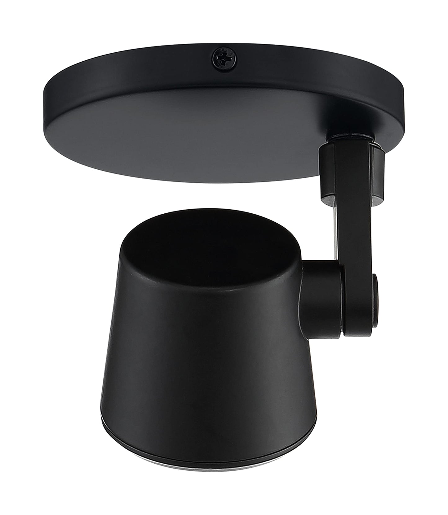 Nuvo Lighting 62/1107 12W LED Adjustable Taper-Back Monopoint Ceiling and Wall Spotlight, Black