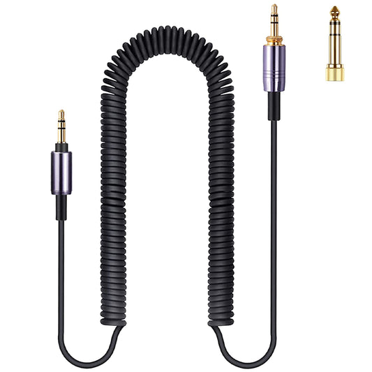 FAAEAL WH-1000XM3 Coiled Audio Cable Compatible with Sony WH-1000XM4 WH-1000XM5 MDR-XB950B1 Headsets,Audio-Technica ATH-M50xBT2…