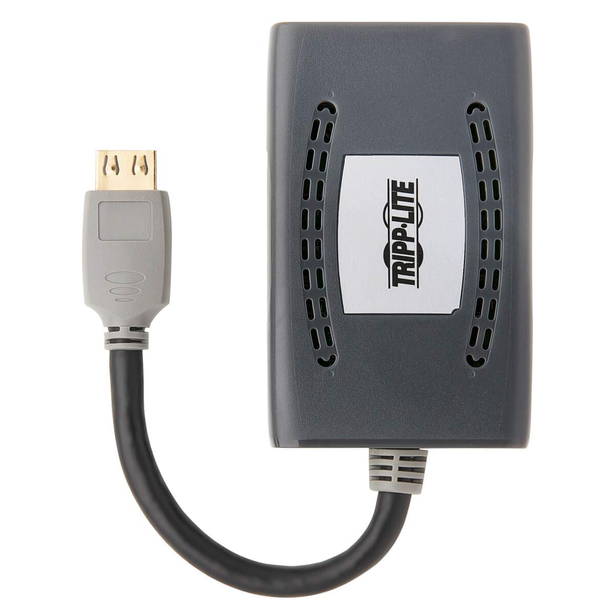 Tripp Lite HDMI Splitter, 2 Port with Built-in Cable USB Powered HDMI Splitter, 4K @ 60 Hz, 4:4:4, Multi-Resolution Support, HDR, HDCP 2.2, TAA